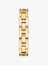 michael kors mini darrington gold tone chain link watch