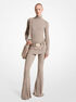 Ribbed Cashmere Flared Pants michael kors ribbed cashmere flared pants