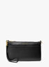 michael kors jet set medium pebbled leather wristlet