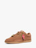 Nolan Embellished Suede Sneaker michael kors nolan embellished suede sneaker
