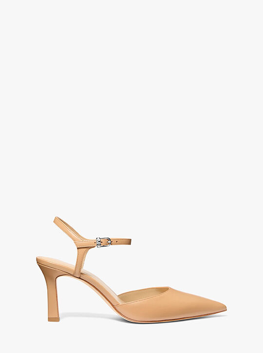 حذاء أمارا الجلدي متوسط الارتفاع michael kors حذاء أمارا الجلدي متوسط الارتفاع