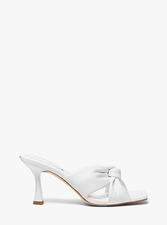 Elena Leather Sandal michael kors elena leather sandal