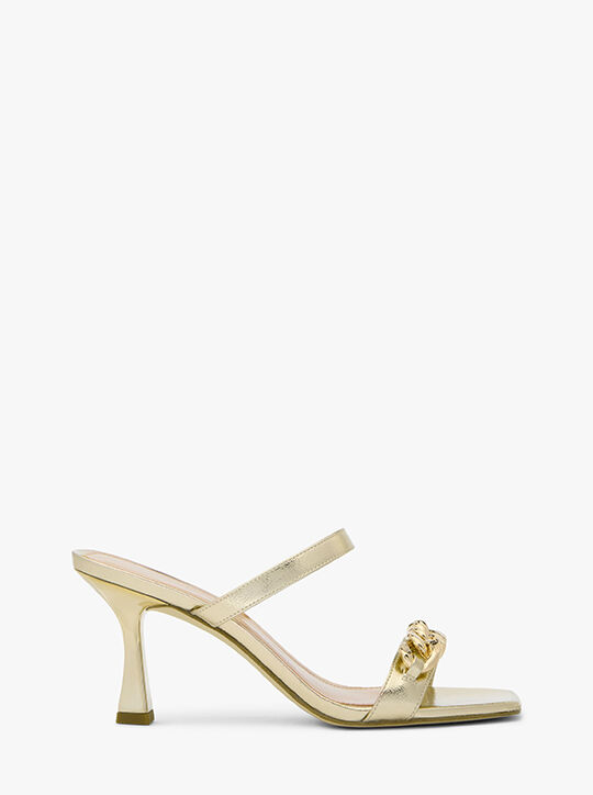 Amali Embellished Metallic Sandal michael kors amali embellished metallic sandal
