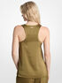 michael kors satin racerback tank top