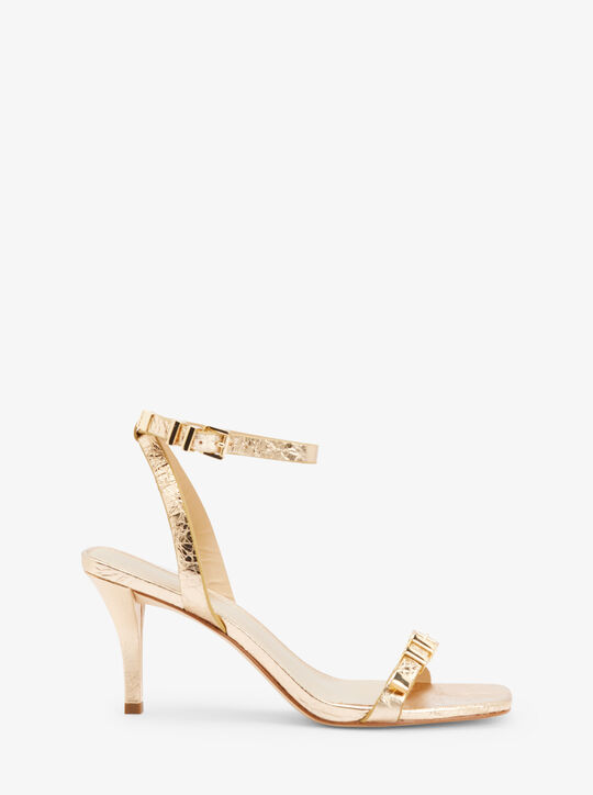 صندل دارينجتون الجلدي المعدني المتشقق michael kors صندل دارينجتون الجلدي المعدني المتشقق