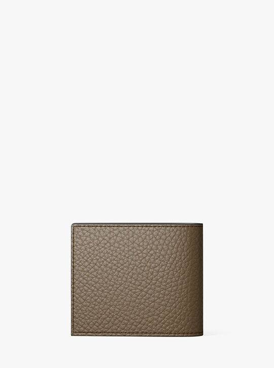 Hudson Pebbled Leather Billfold Wallet michael kors hudson pebbled leather billfold wallet