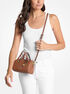 michael kors grayson small pebbled leather duffel crossbody bag
