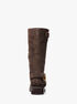 michael kors crosby suede moto boot