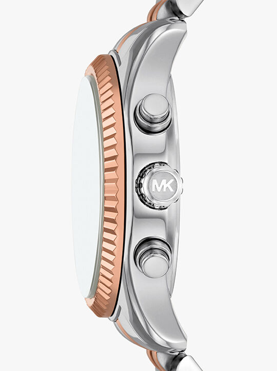 Lexington Two-Tone Watch michael kors lexington two tone watch