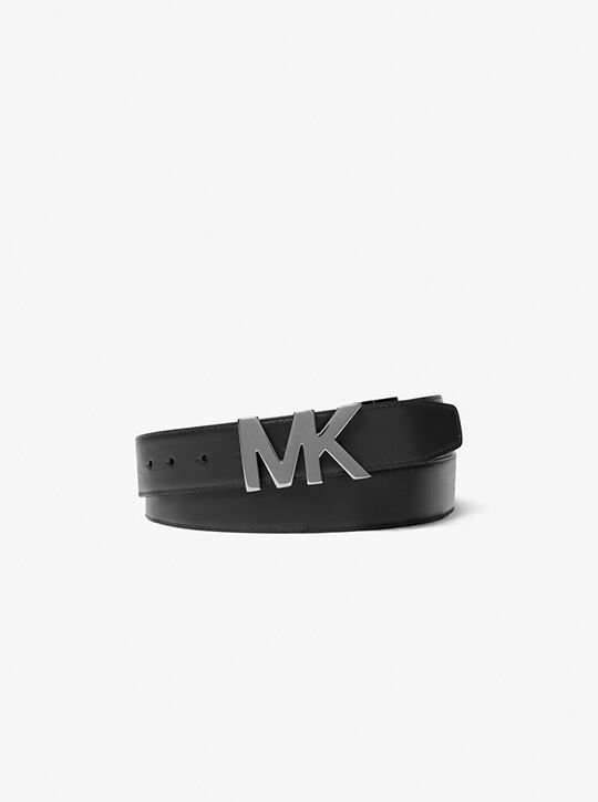 Reversible Leather and Signature Logo Belt michael kors reversible leather and signature logo belt