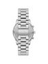 Oversized Lexington Silver-Tone Watch michael kors oversized lexington silver tone watch