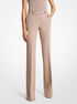 Haylee Double Crepe Sablé Flared Trousers michael kors haylee double crepe sabl flared trousers