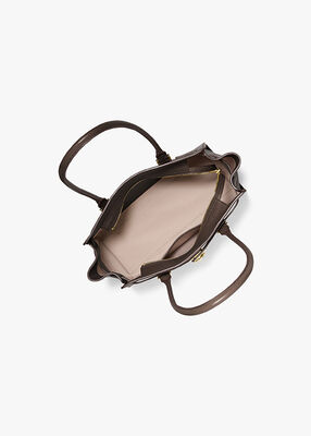 michael kors hamilton moderne small leather satchel