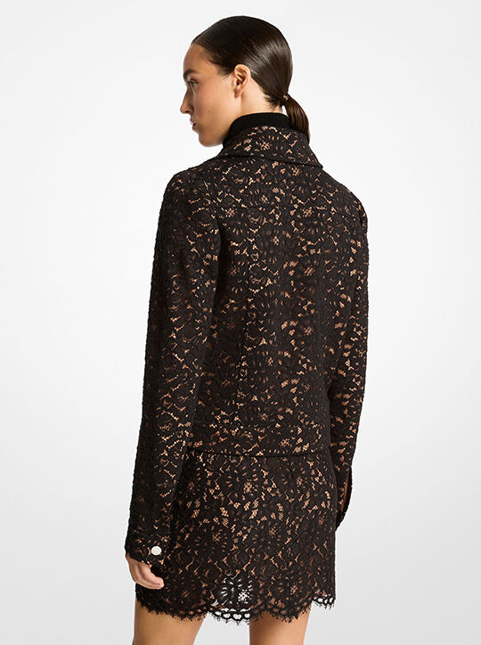 Corded Floral Lace Jacket michael kors corded floral lace jacket