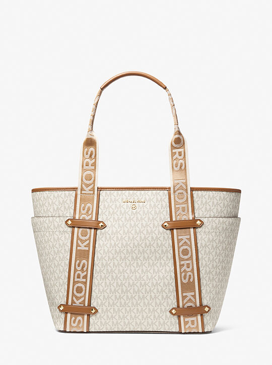 Maeve Large Logo Tote Bag michael kors maeve large logo tote bag