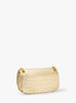 Christie Mini Metallic Crocodile Embossed Leather Envelope Bag michael kors christie mini metallic crocodile embossed leather envelope bag