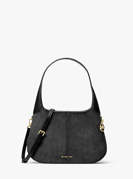 michael kors alice small suede shoulder bag