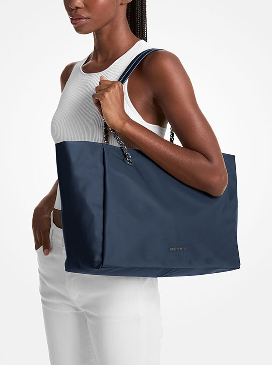 Georgia Large Nylon Tote Bag michael kors georgia large nylon tote bag