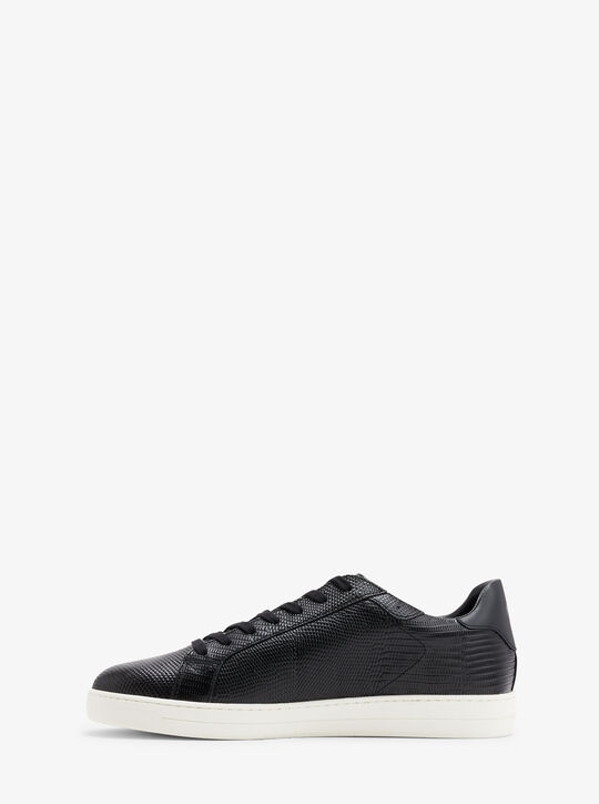 Keating Lizard Embossed Leather Sneaker michael kors keating lizard embossed leather sneaker