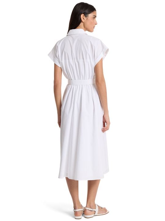 Cotton Poplin Midi Dress michael kors cotton poplin midi dress