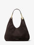 Ellie Large Suede Shoulder Bag michael kors ellie large suede shoulder bag