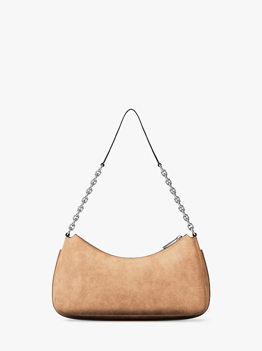 حقيبة نوليتا متوسطة الحجم من جلد النوبوك مع سلسلة michael kors حقيبة نوليتا متوسطة الحجم من جلد النوبوك مع سلسلة