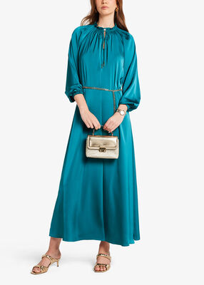 michael kors حقيبة كروسبودي تريبيكا قابلة للتحويل، صغيرة جدًا، بشعار معدني مميز