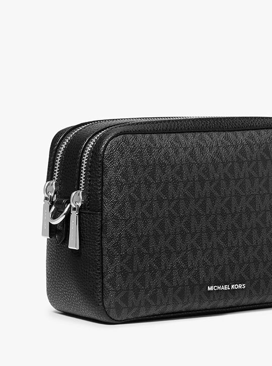 Bryant Medium Signature Logo Camera Crossbody Bag, BLACK | Michael