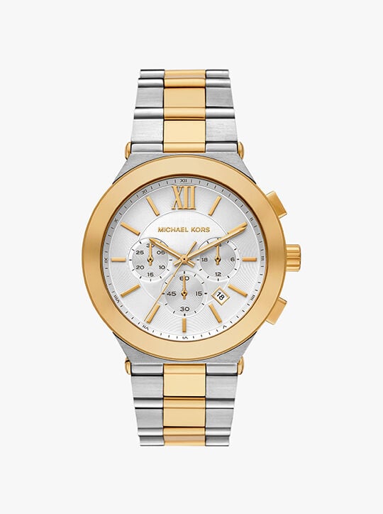 Oversized Billie Two-Tone Watch michael kors oversized billie two tone watch