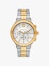 Oversized Billie Two-Tone Watch michael kors oversized billie two tone watch