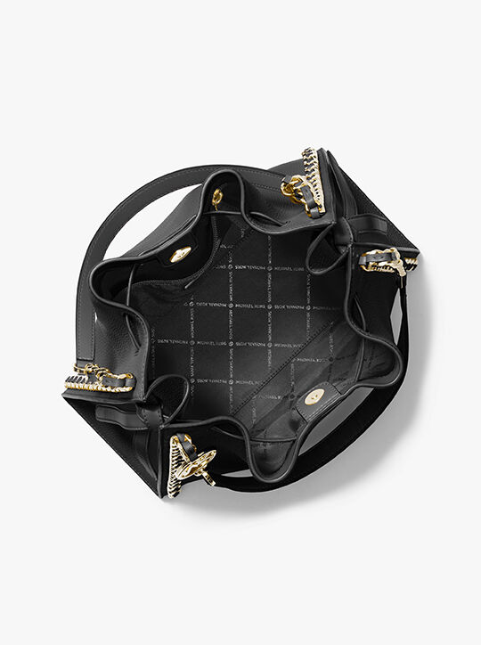 michael kors mina large chain shoulder bag