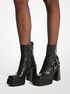 Crosby Leather Platform Moto Boot michael kors crosby leather platform moto boot