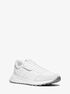 Miles Nylon and Leather Trainer michael kors miles nylon and leather trainer