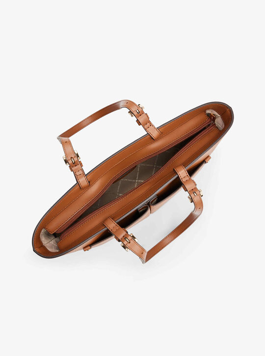 michael kors jet set medium pocket tote bag