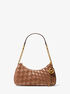 michael kors nolita medium hand woven leather chain