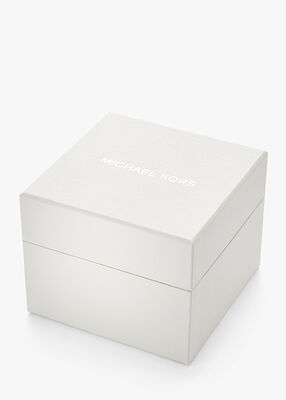 michael kors طقم هدايا من ساعة ومجوهرات بايبر النسائية