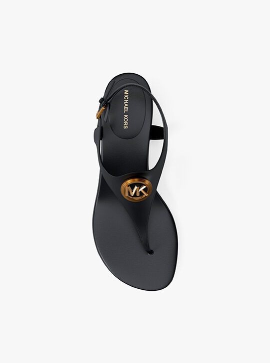 michael kors mckenszie flex leather sandal