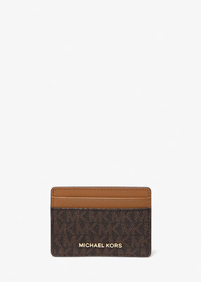 michael kors logo card case