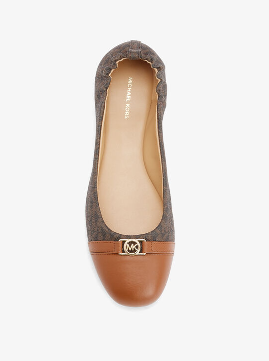 Mandy Logo and TK Flex Ballet Flat michael kors mandy logo and tk flex ballet flat