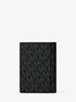 Hudson Signature Logo Folio Card Case michael kors hudson signature logo folio card case