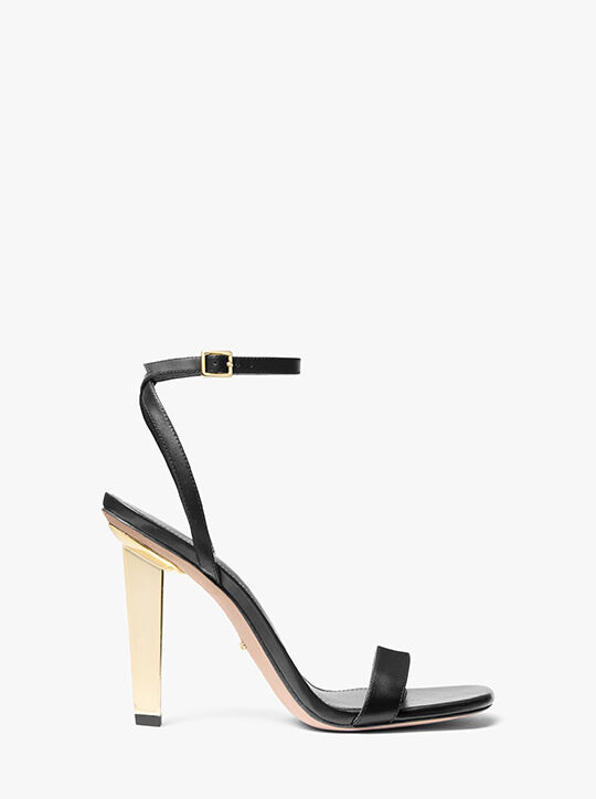 Halle Leather Sandal michael kors halle leather sandal