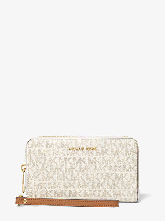 michael kors large logo smartphone wristlet