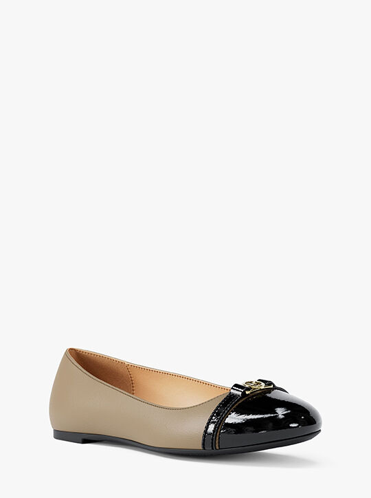 michael kors mandy leather moccasin