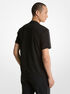 Logo Tape Cotton T-Shirt michael kors logo tape cotton t shirt