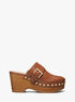 Rye Studded Leather Platform Clog michael kors rye studded leather platform clog