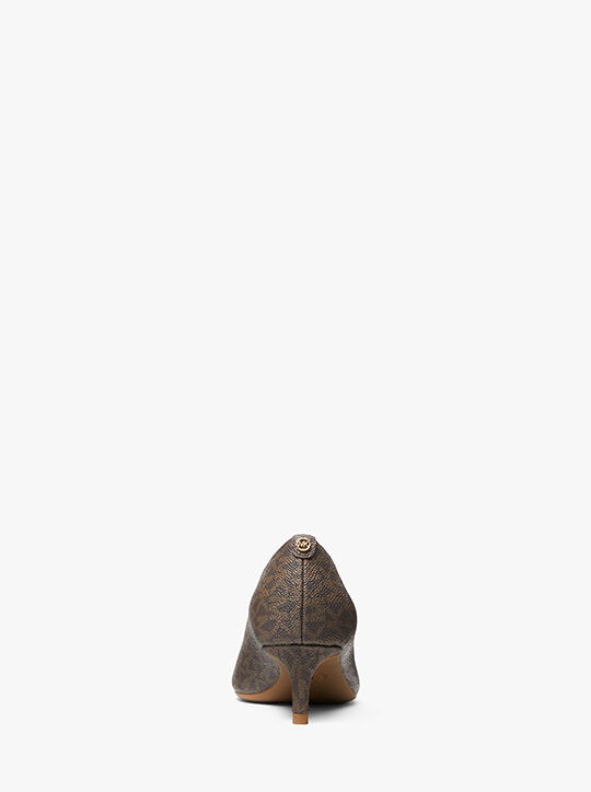 michael kors alina flex logo kitten pump