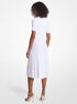 Ribbed Stretch Knit Button Midi Dress michael kors ribbed stretch knit button midi dress