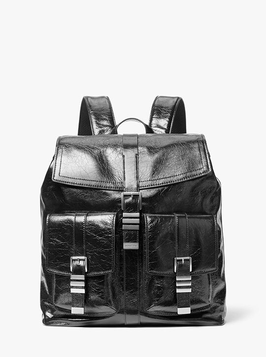 Darrington Large Crackled Leather Backpack michael kors darrington large crackled leather backpack