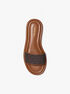 michael kors dana signature logo slide sandal
