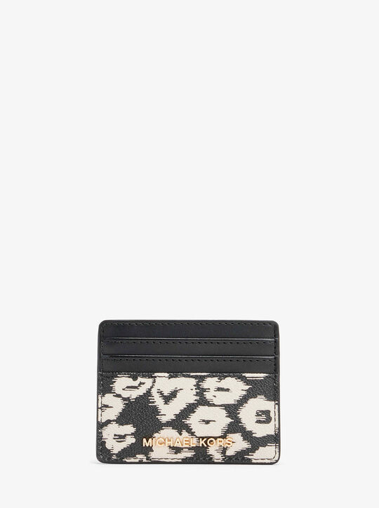 Jet Set Graphic Animal Print Card Case michael kors jet set graphic animal print card case